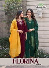 Florina Vol 1 By Vaniska Roman Silk Khatli Kurti With Bottom Dupatta Wholesale Online